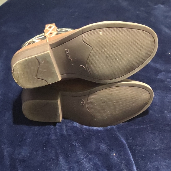 Kids Western Cowboy Boots - Brown and Black - Picture 6 of 6